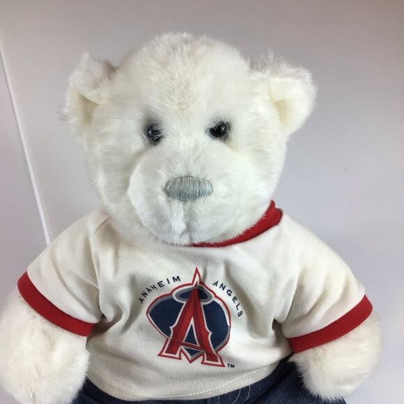 BUILD-A-BEAR Anaheim Angels White Polar Bear Plush Doll - Picture 3 of 6
